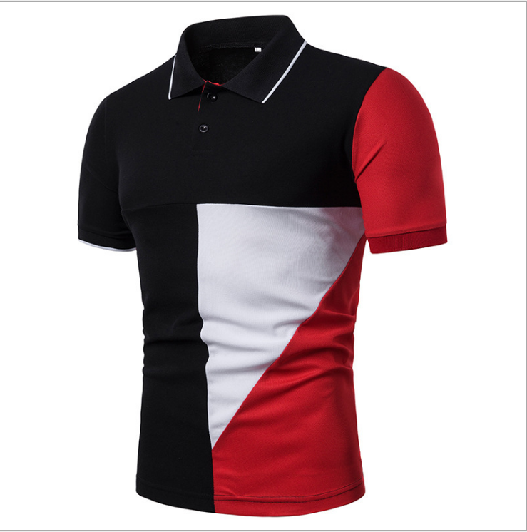 Camiseta tipo polo de manga corta para hombre