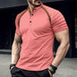 Polo con mangas a rayas para hombre, polo deportivo.