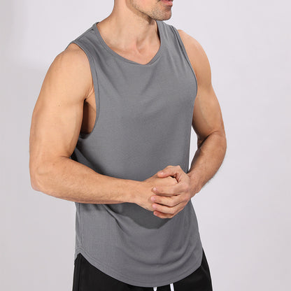 Trainings- und Laufshirt für Fitness, lässig, schnelltrocknend und atmungsaktiv fürs Fitnessstudio