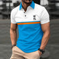Polo deportivo con botones estampados