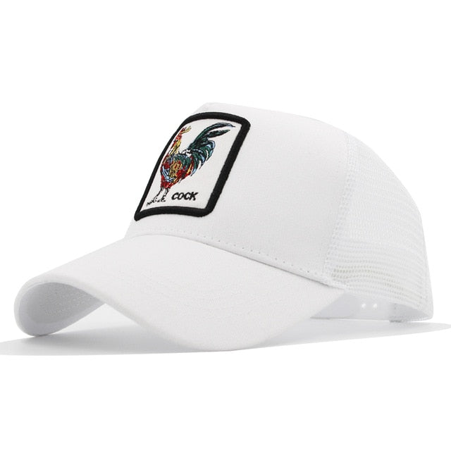 gorra animales bordados