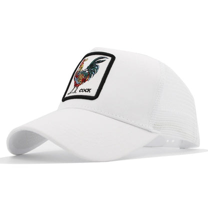 gorra animales bordados