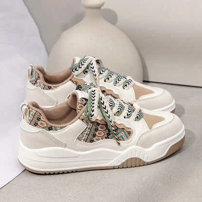 Modische Damen-Freizeitschuhe für den Frühling mit dicker Sohle