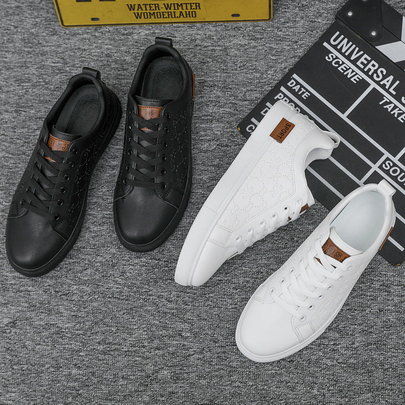 Zapatos casuales de moda para hombres con cabeza redonda y juveniles