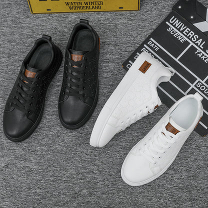 Zapatos casuales de moda para hombres con cabeza redonda y juveniles