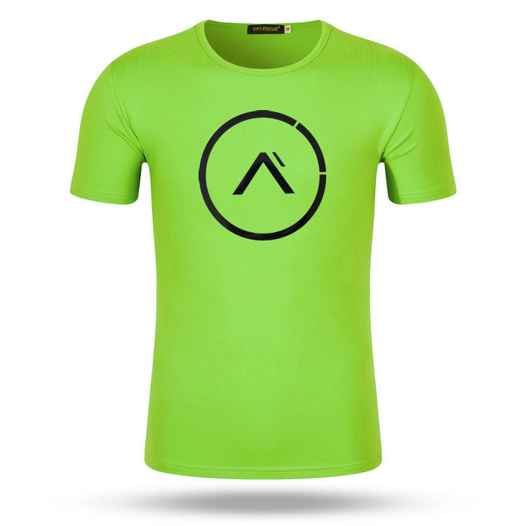 Muscle Master Herren Kompressionsshirt für Sommer-Fitness, Kurzarm, atmungsaktiv, zum Laufen und Trainieren
