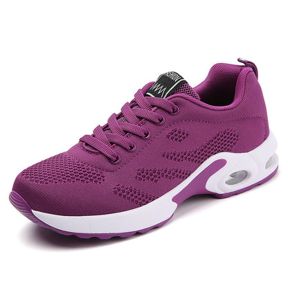 Zapatos deportivos y casuales Flyknit con suela suave transpirable y cojín de aire