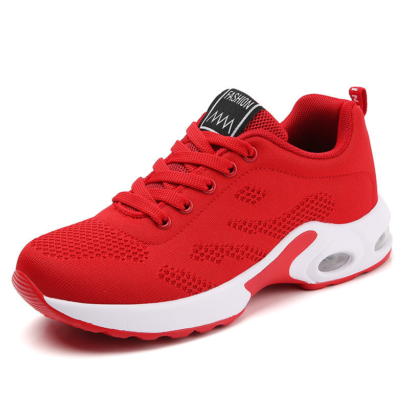 Zapatos deportivos y casuales Flyknit con suela suave transpirable y cojín de aire