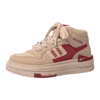 Schuhe mit dicker Sohle und Farbblöcken für den Freizeitgebrauch