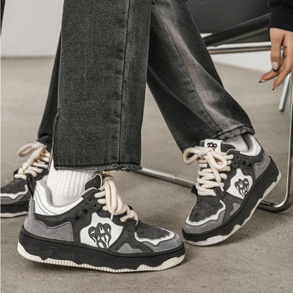Retro Hip-Hop Punk Goth Vulkan Damen- und Herrenschuhe