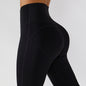 Neue Pilates- und Yoga-Sporthosen, Radlerhosen, hoher Bund, eng anliegend, Po-Lifting, Laufleggings