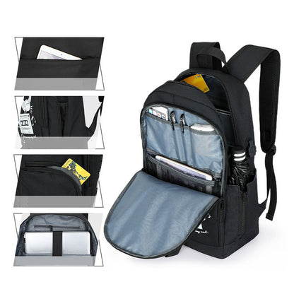 Mochila nueva para la temporada escolar, con cremallera grande, de tela.