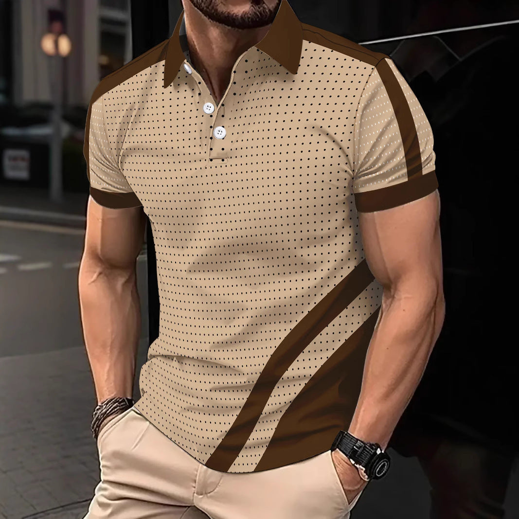 polo de hombre con botones, polo deportiva de moda