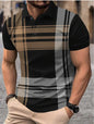Polo deportivo de hombre con estampado de rayas