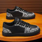 Atmungsaktive, bequeme, schlichte Herrenschuhe mit dicker Sohle