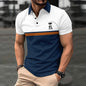 Polo deportivo con botones estampados