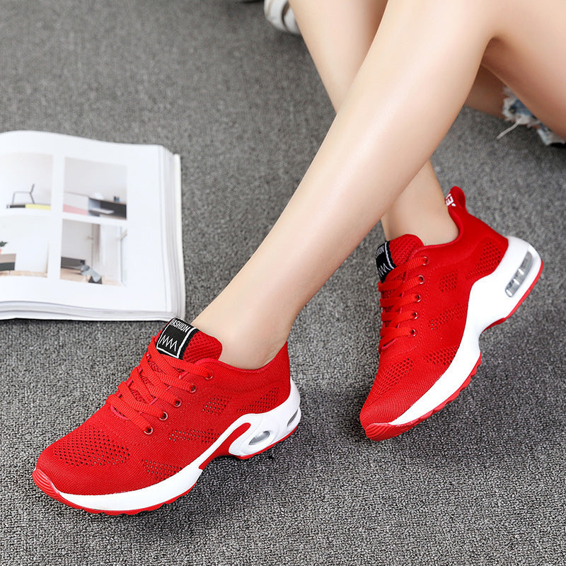 Zapatos deportivos y casuales Flyknit con suela suave transpirable y cojín de aire