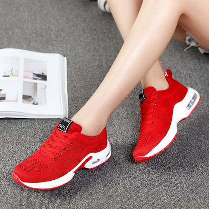 Zapatos deportivos y casuales Flyknit con suela suave transpirable y cojín de aire