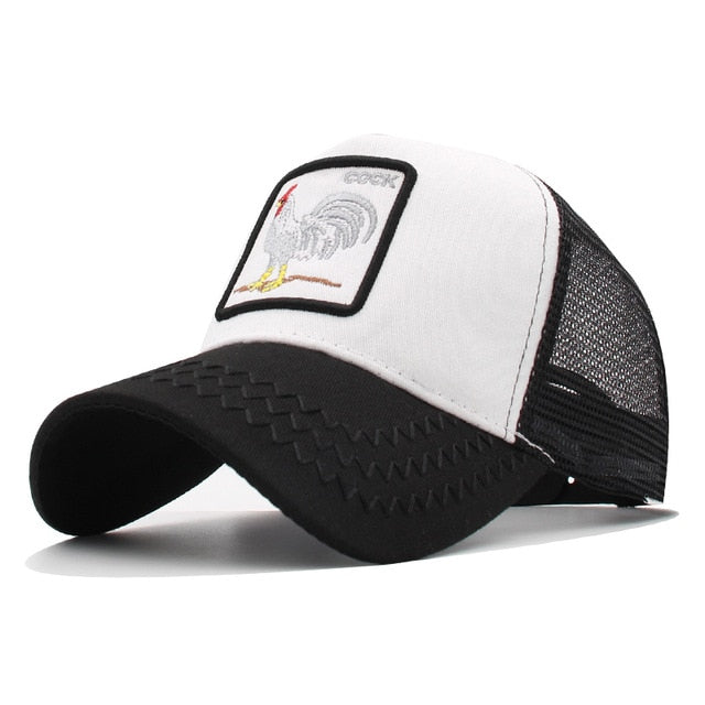 gorra animales bordados