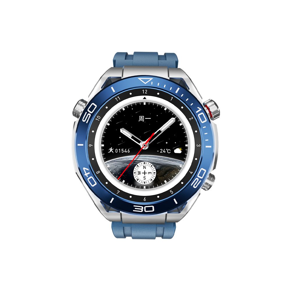 Smartwatch GS Ultimate mit Full-Touchscreen, Sport, Laufen, Armband mit Bluetooth-Anrufen