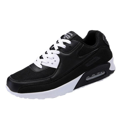 Zapatillas deportivas para hombre, ligeras, con malla transpirable, antideslizantes, con cordones, para exteriores.