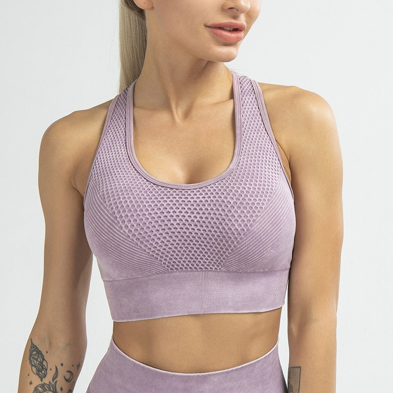 Gepolsterte, nahtlose Sport-BHs