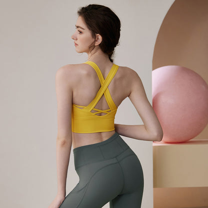 Hochintensives Fitness-Top für Läufer, im Westenstil,