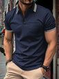 Polo deportivo para hombre con bolsillo abotonado