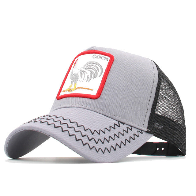 gorra animales bordados