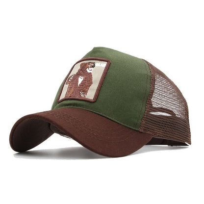 gorra animales bordados
