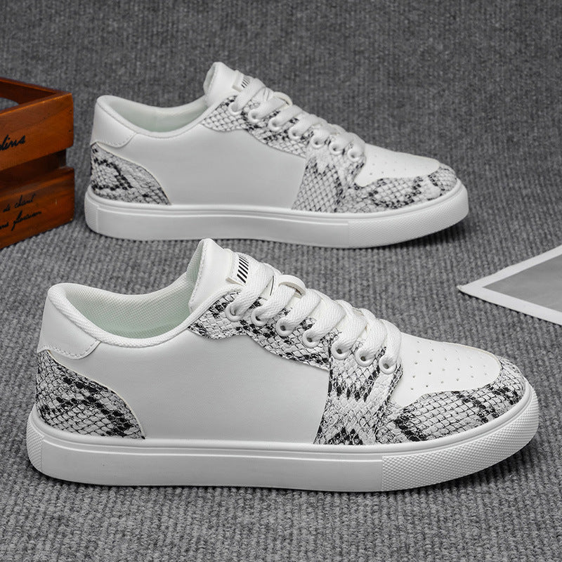 Atmungsaktive, bequeme, schlichte Herrenschuhe mit dicker Sohle