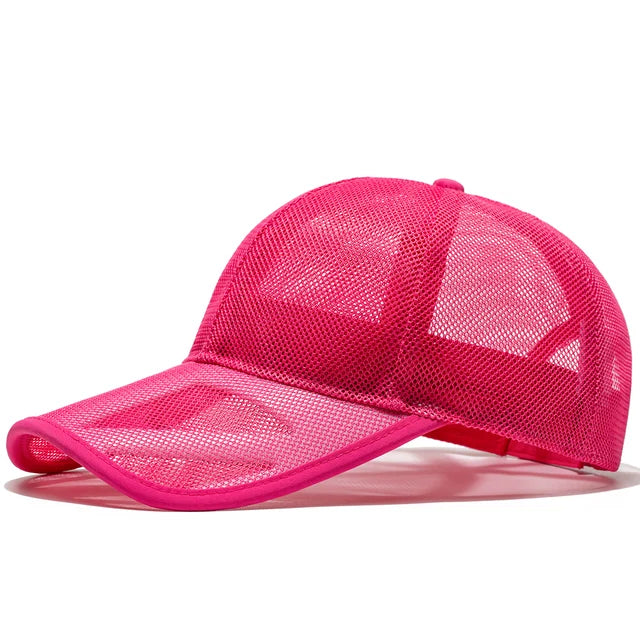 Gorra de verano de malla para adultos,