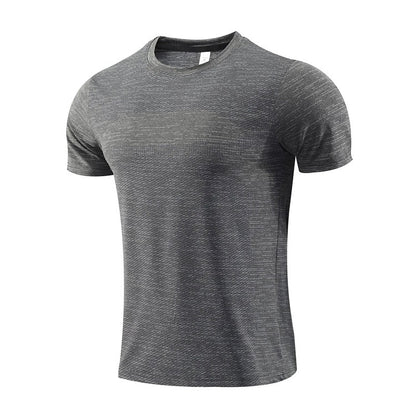 Kurzärmeliges Sport-T-Shirt für Herren, schnell trocknende Kleidung, Sommer-Laufkleidung, Fitnesskleidung