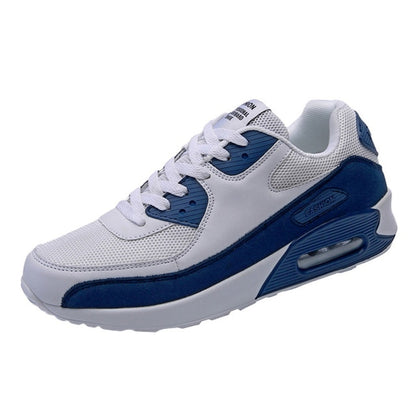Zapatillas deportivas para hombre, ligeras, con malla transpirable, antideslizantes, con cordones, para exteriores.