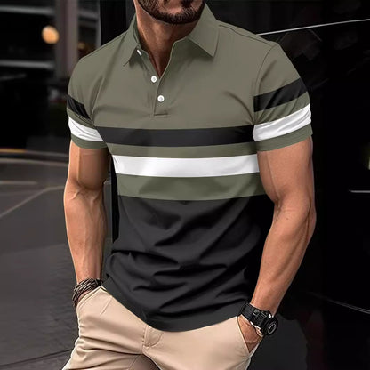 Polo deportivo de rayas para hombre