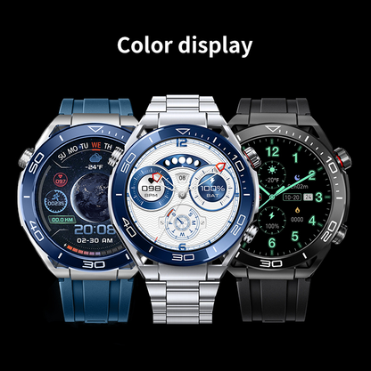 Smartwatch GS Ultimate mit Full-Touchscreen, Sport, Laufen, Armband mit Bluetooth-Anrufen