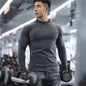 Neues Sport-T-Shirt Lässig Laufshirt Fitness Unifarben Samt Wende-Shirt