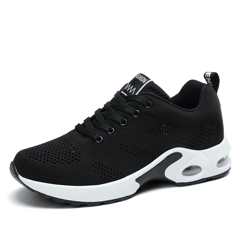 Zapatos deportivos y casuales Flyknit con suela suave transpirable y cojín de aire