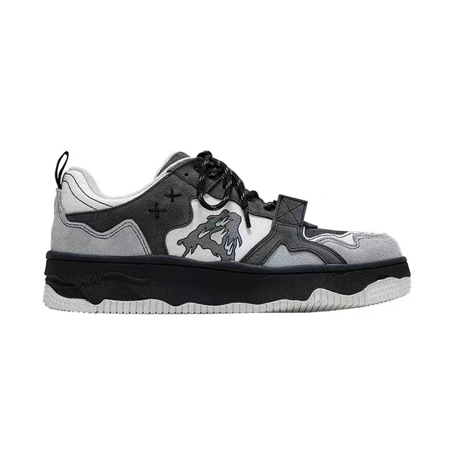 Retro Hip-Hop Punk Goth Vulkan Damen- und Herrenschuhe