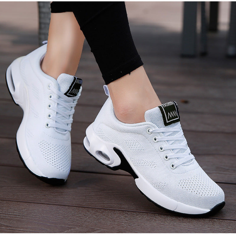 Zapatos deportivos y casuales Flyknit con suela suave transpirable y cojín de aire