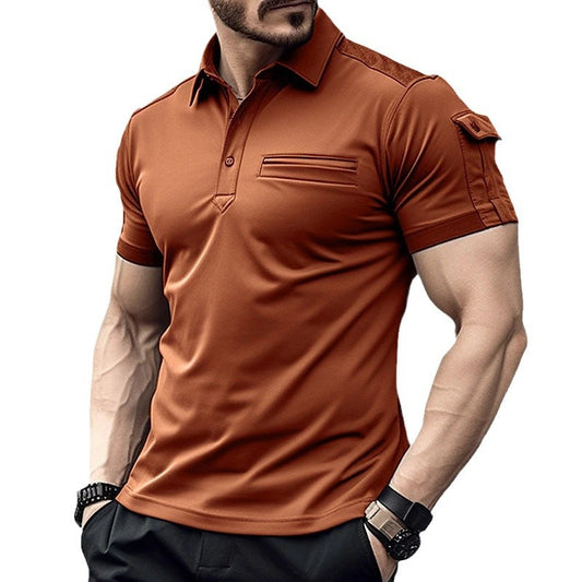 Polo deportivo de hombre con bolsillo tipo polo