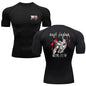 Baki Anime Print Kompressions-T-Shirts für Herren,
