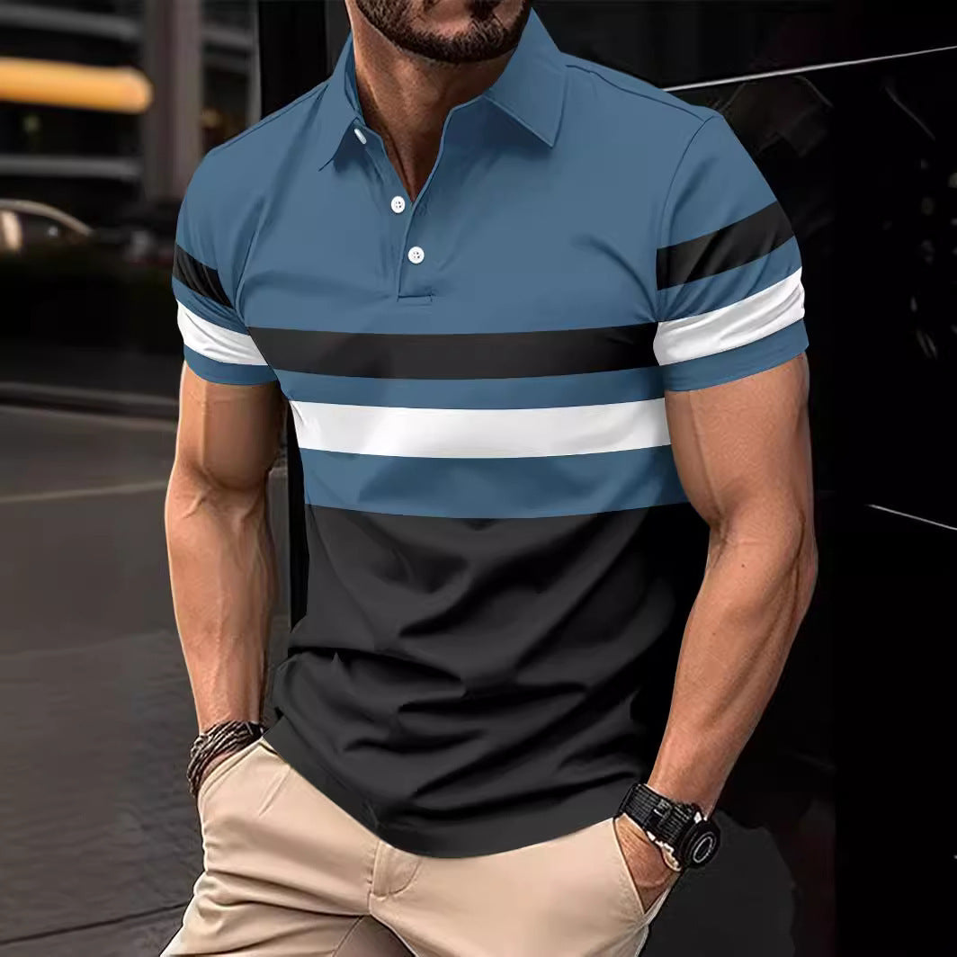 Polo deportivo de rayas para hombre