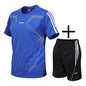 Sportshirt 5XL für Laufen, Fitnessstudio, Kurzarm, Fußball, Basketball, Tennis, schnelltrocknend, Sportbekleidungsset, Sportswear