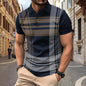 Polo deportivo de hombre con estampado de rayas