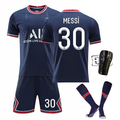 Camiseta de fútbol del Paris Saint Germain, camiseta de fútbol de Neymar nº 10, conjunto de camiseta de fútbol del Paris Saint Germain, camiseta de fútbol de Messi nº 30, camiseta de entrenamiento