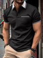 Polo deportivo para hombre con bolsillo abotonado