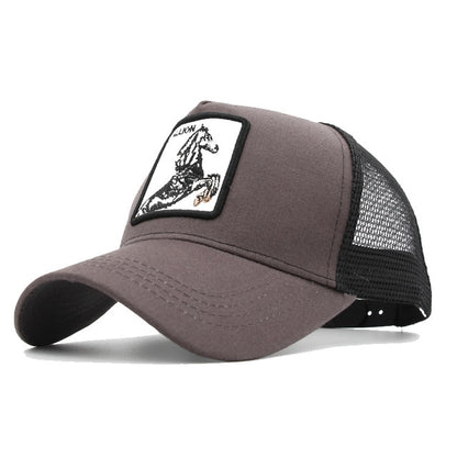 gorra animales bordados