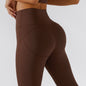 Neue Pilates- und Yoga-Sporthosen, Radlerhosen, hoher Bund, eng anliegend, Po-Lifting, Laufleggings