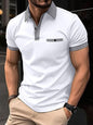 Polo deportivo a cuadros para hombre